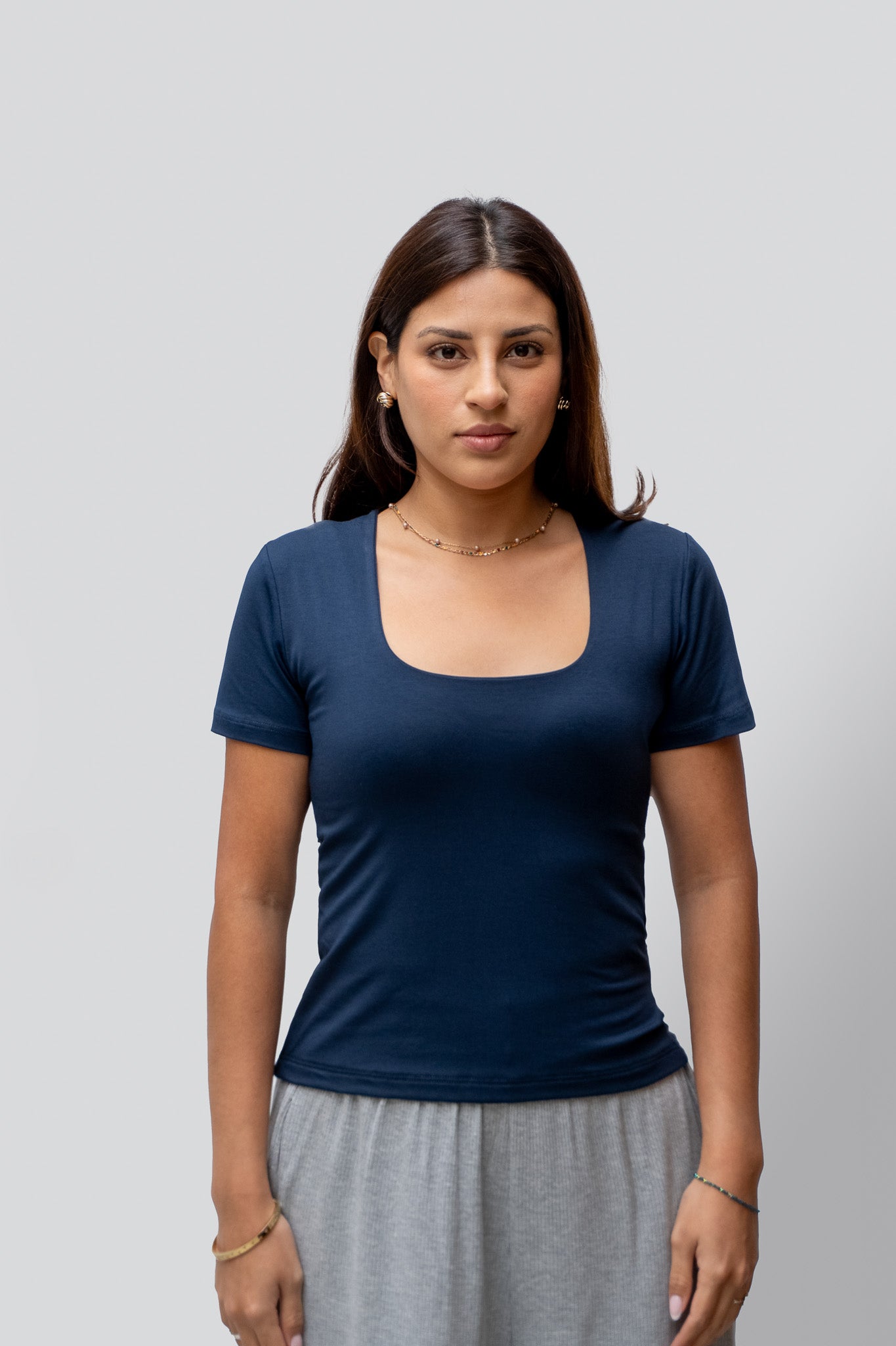 Polo Valeria Manga Corta - Modelador - Extra Ajuste.