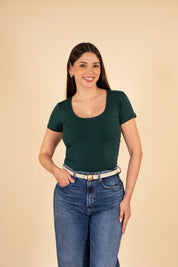 Polo Valeria Manga Corta - Modelador - Extra Ajuste