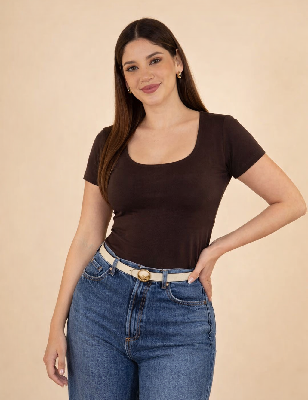 Polo Valeria Manga Corta - Modelador - Extra Ajuste