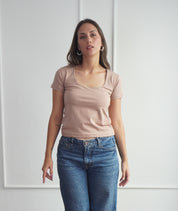 Polo Valeria Manga Corta - Modelador - Extra Ajuste.