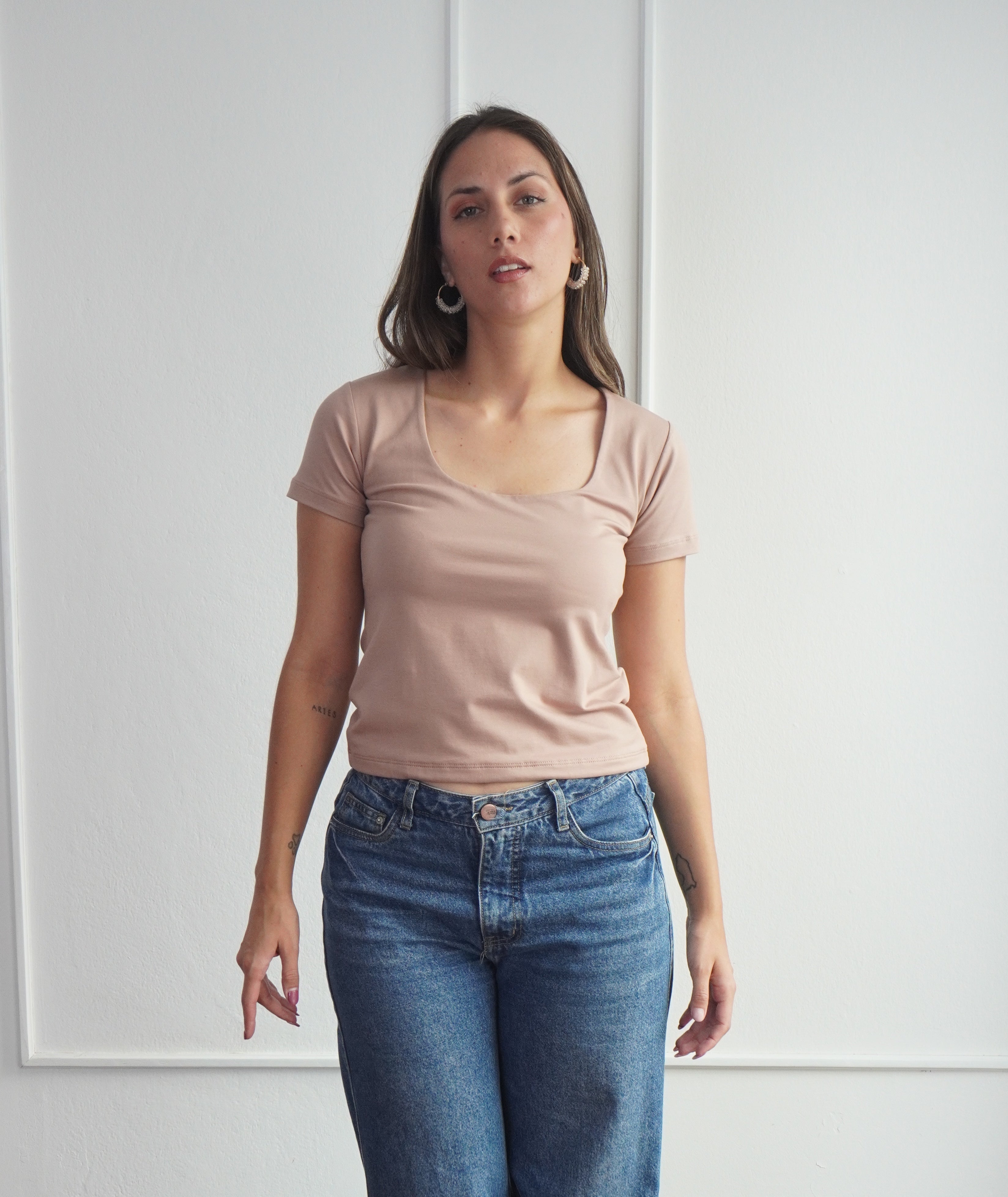 Polo Valeria Manga Corta - Modelador - Extra Ajuste.
