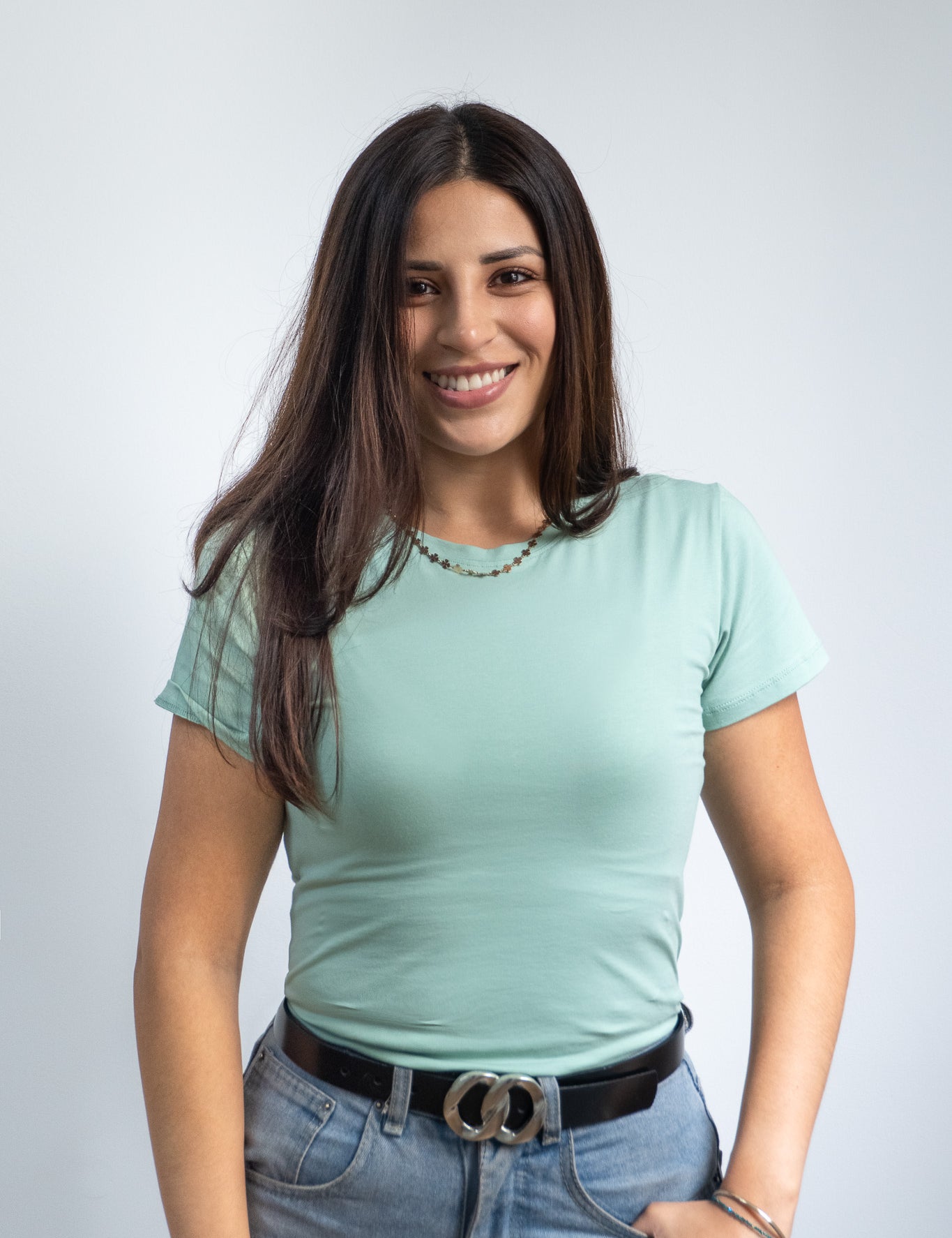 Polo Bonnie Manga Corta - Cuello Redondo - Entallado